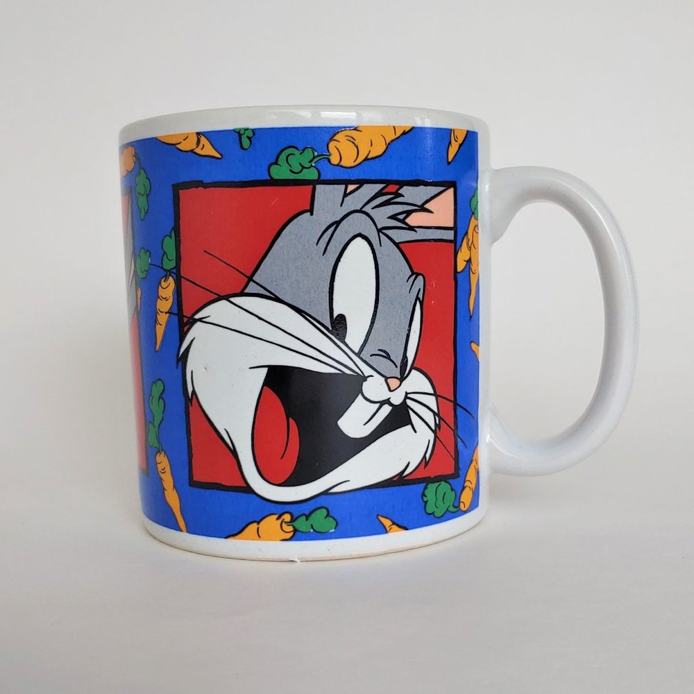 VINTAGE 1993 BUGS BUNNY COFFEE MUG LOONEY TUNES